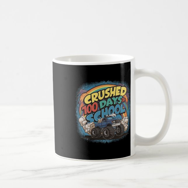 Mug J'Ai Écrasé 100 Jours 100E Jour De L'École Monster (Droite)