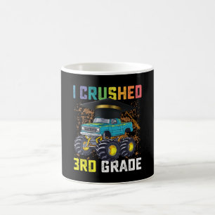 Mug J'ai écrasé 3e grade Monster Truck Graduation