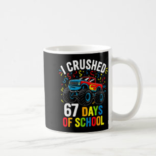 Mug J'ai écrasé 67 jours d'école drôle six sept mème B