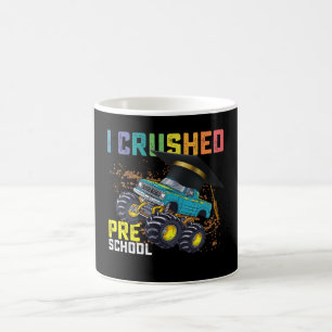 Mug J'ai écrasé le monstre de l'école maternelle Truck