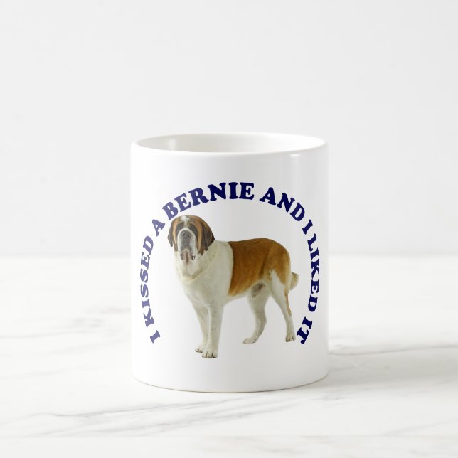 Mug J'ai embrassé un saint Bernard (Centre)