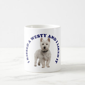 Mug J'ai embrassé un Terrier des Highlands de l'Ouest