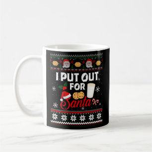 Mug J'Ai Émis Pour Père Noël Cookies Et Lait Vilain