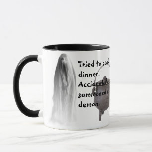 Mug J'ai essayé de cuisiner le dîner accidentellement 