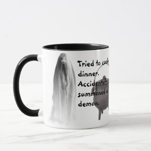 Mug J'ai essayé de cuisiner le dîner accidentellement  (Gauche)