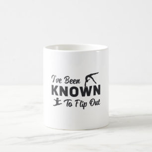 Mug J'Ai Été Connu Pour Tourner La Gymnaste Gymnastiqu