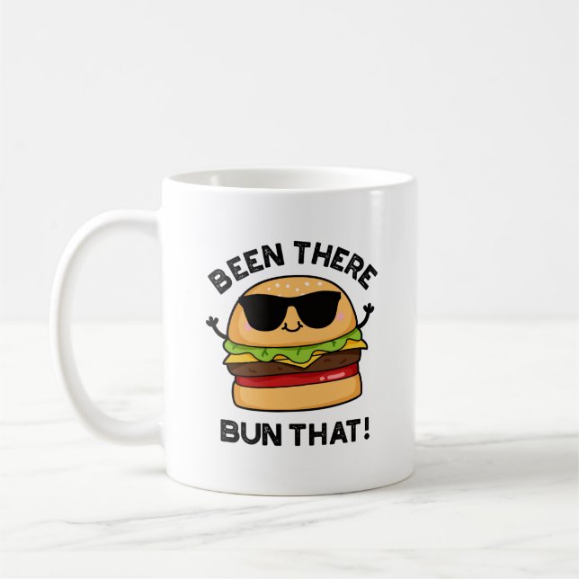 Mug J'Ai Été Là-Bas Ce Burger Pun Drôle (Gauche)