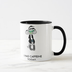MUG J'AI EU LA CAFÉINE AUJOURD'HUI
