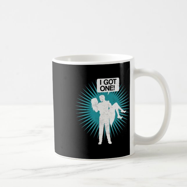 Mug J'ai eu une drôle de fête de célibataire Mariée Ca (Droite)