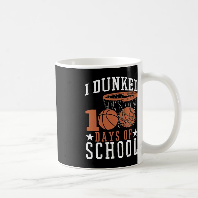 Mug J'Ai Fait 100 Jours De Kindergarden De L'École Bas (Droite)