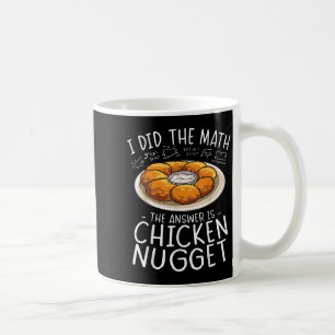 Mug J'Ai Fait Math Chicken Nugget Lover Funny Nerd Hum
