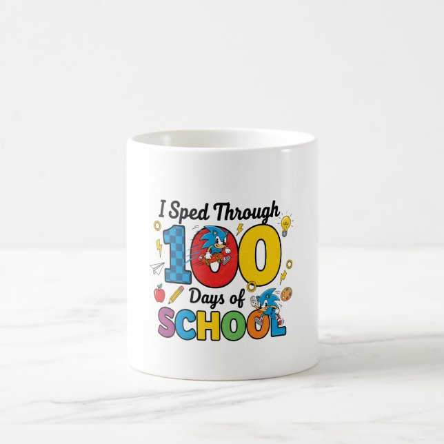 Mug J'ai filé à travers 100 jours d'école Gamer garçon (Centre)