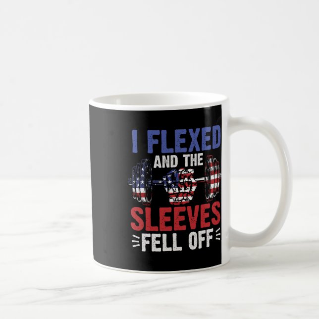 Mug J'Ai Flexé Et Les Manches Sont Tombées De Funny Me (Droite)