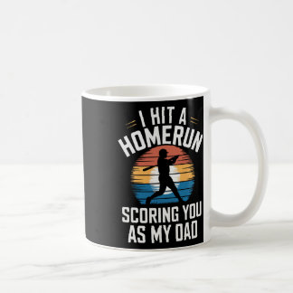 Mug J'ai frappé un coup de circuit marquant votre papa