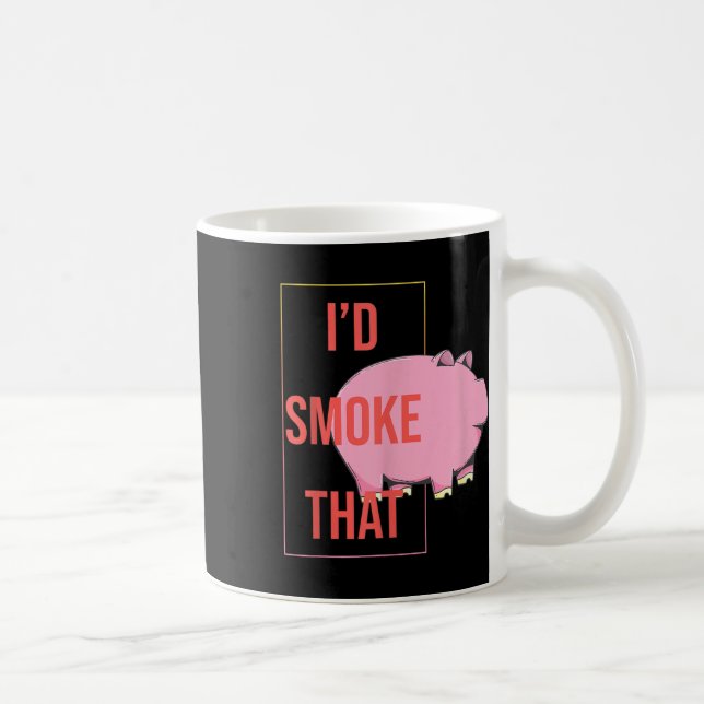 Mug J'Ai Fumé Que Bbq Fumeur Pork Barbecue Grill (Droite)