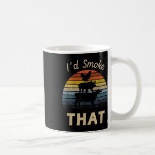Mug J'Ai Fumé Que Grill Grill Bbq Vintage Viande Fumeu