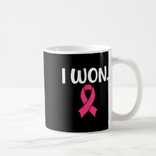Mug J'Ai Gagné Le Cancer Du Sein Soutien À La Sensibil