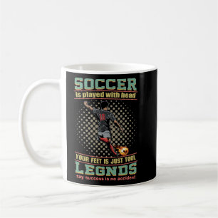 Mug J'Ai Joué Au Football Avec La Tête