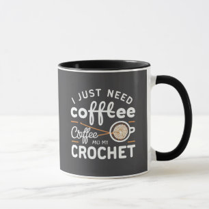 Mug J'ai juste besoin de café et de mon art de citatio