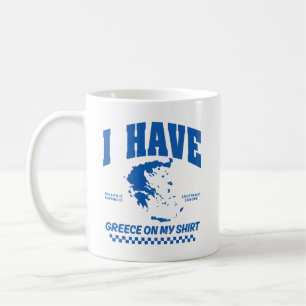 Mug J'ai la Grèce dans ma chemise