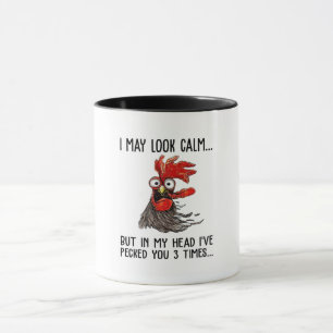 Mug J'Ai L'Air Calme Mais Dans Ma Tête Je T'Ai Choisi