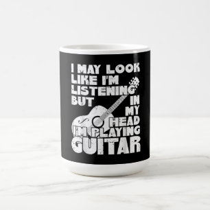 Mug J'Ai L'Air D'Écouter Mais Dans Ma Tête