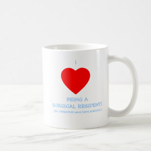 Mug J'Ai Le Coeur D'Être Un Chirurgien Cardiaque Résid
