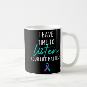 Mug J'ai le temps d'écouter Prévention du suicide et s