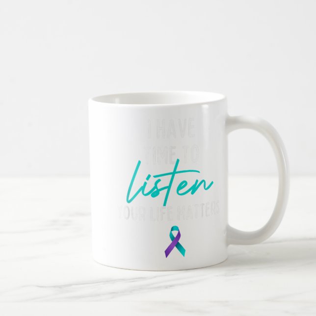 Mug J'ai le temps d'écouter Prévention du suicide Sens (Droite)