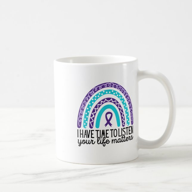 Mug J'ai le temps d'écouter, Sensibilisation à la prév (Droite)