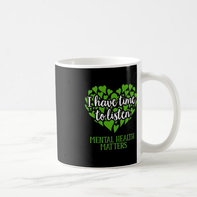 Mug J'ai le temps d'écouter Sensibilisation à la santé (Droite)