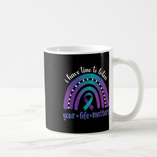 Mug J'Ai Le Temps D'Écouter Sensibilisation Au Suicide (Droite)