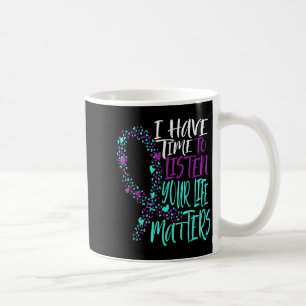Mug J'Ai Le Temps D'Écouter Sensibilisation Au Suicide