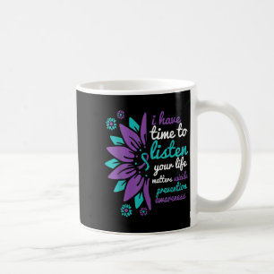 Mug J'Ai Le Temps D'Écouter Votre Prévention Du Suicid