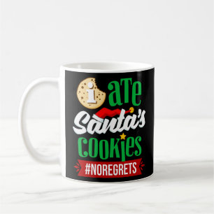 Mug J'Ai Mangé Père Noël Cookies No Regrets Funny Chri