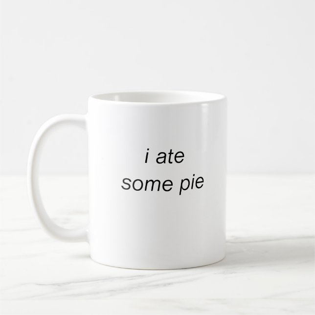 Mug j'ai mangé une tarte (Gauche)