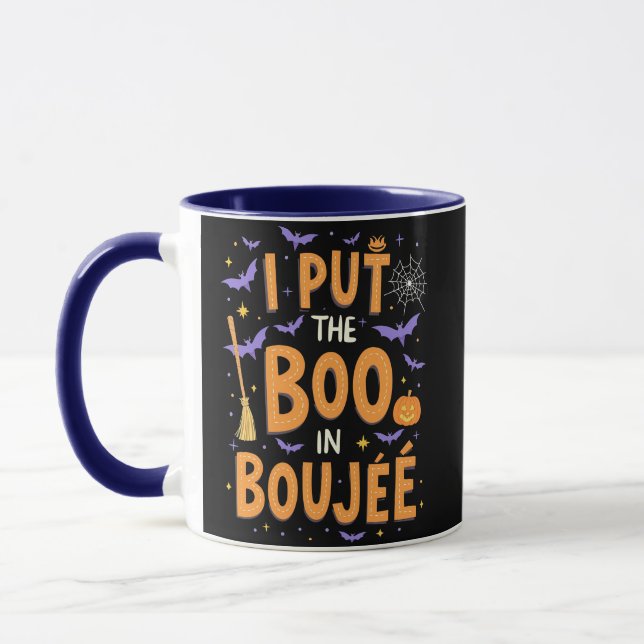 Mug J'Ai Mis Le Boo À Boujee Funny Halloween Ghost (Gauche)