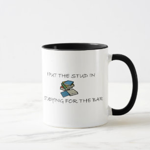 Mug J'ai mis le goujon dans l'étude pour la barre