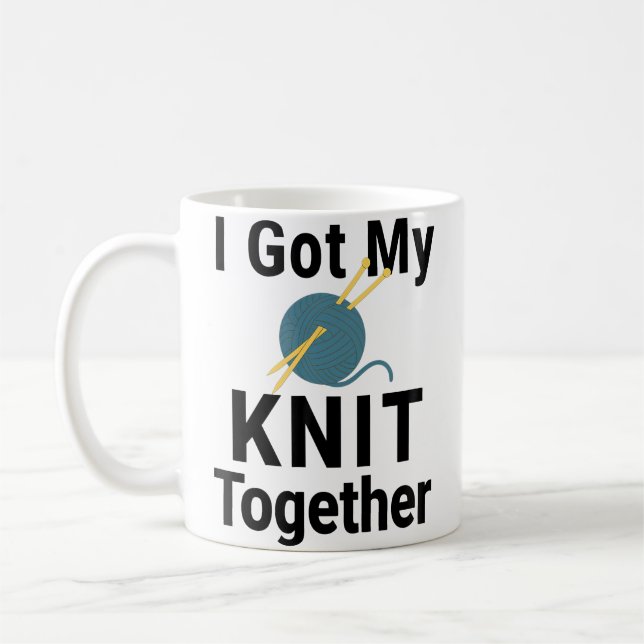 Mug J'ai Mis Ma Tricotisation En Ordre (Gauche)