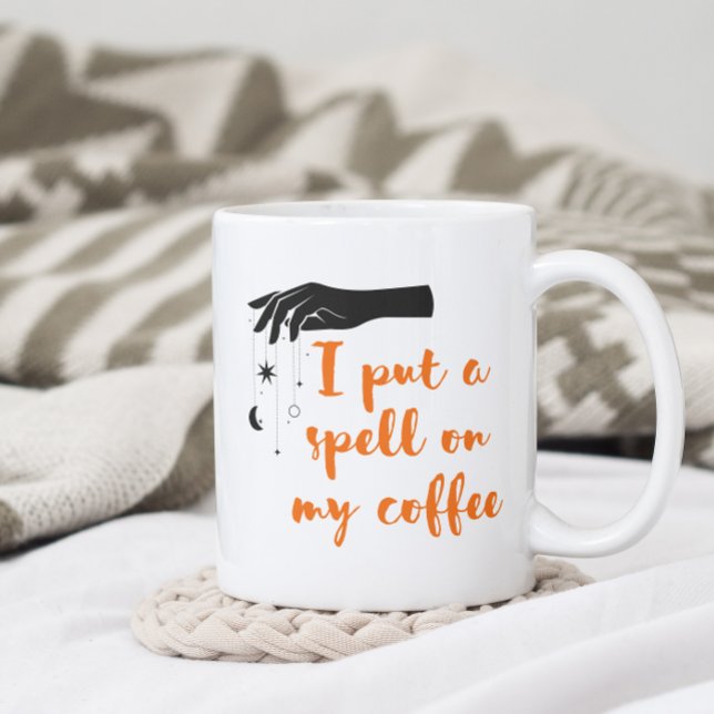 Mug J'Ai Mis Un Spell Sur Mon Café Drôle Personnalisab (Créateur téléchargé)
