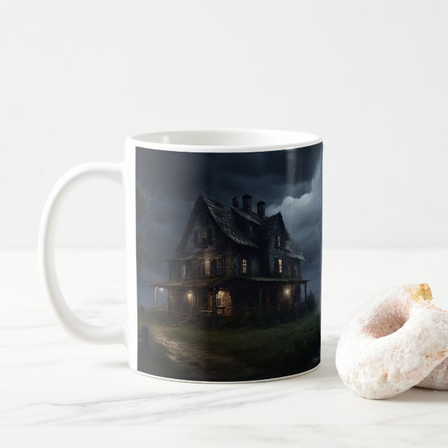 Mug J'ai mon café à The Haunted Farmhouse (Avec donut)