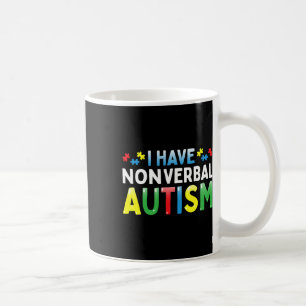 Mug J'Ai Non-verbalement Sensibilisation sur l'autisme