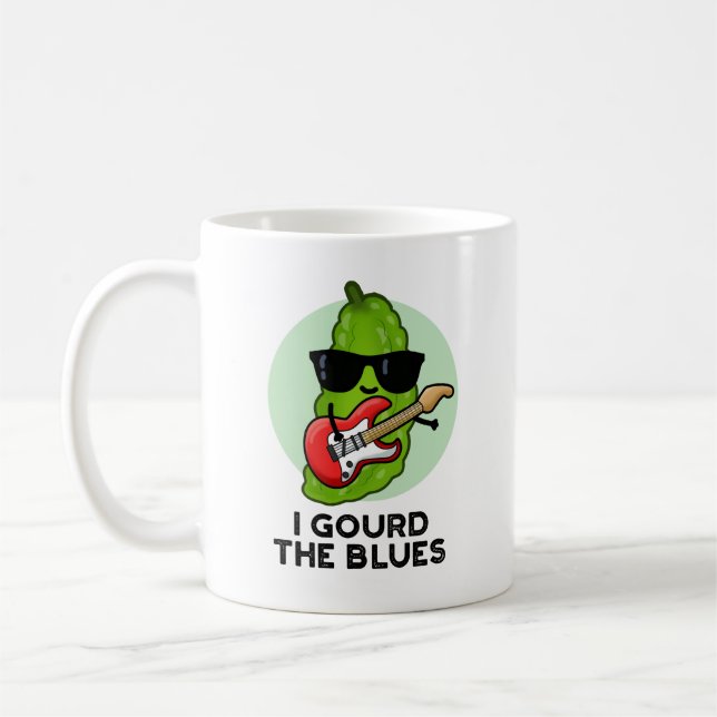 Mug J'Ai Obtenu Le Blues Drôle Veggie Pun (Gauche)