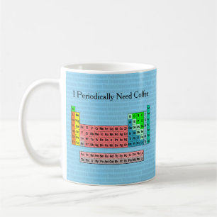 Mug J'ai Périodiquement Besoin de Café- Tableau Périod