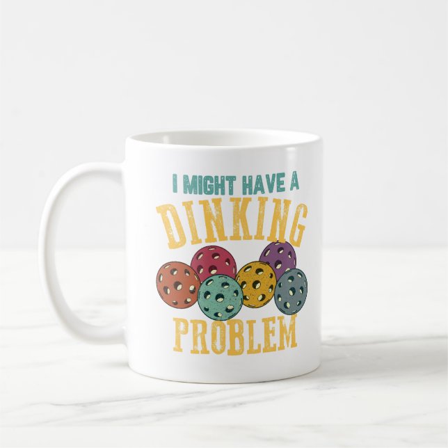 Mug J'ai peut-être un problème d'alcool Pickleball (Gauche)