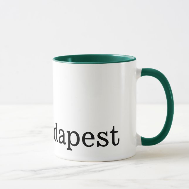 Mug J'ai quitté Mon coeur à Budapest (Droite)