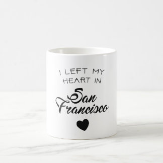 Mug J'ai quitté mon coeur à San Francisco