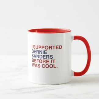 Mug J'ai soutenu des ponceuses de Bernie avant qu'il