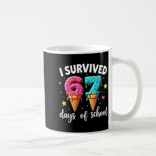 Mug J'ai survécu 67 jours Crème glacée qui coule de l'