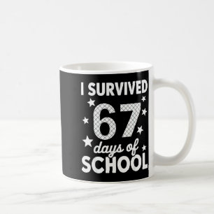 Mug J'ai survécu 67 jours d'école 67e jour d'école Si